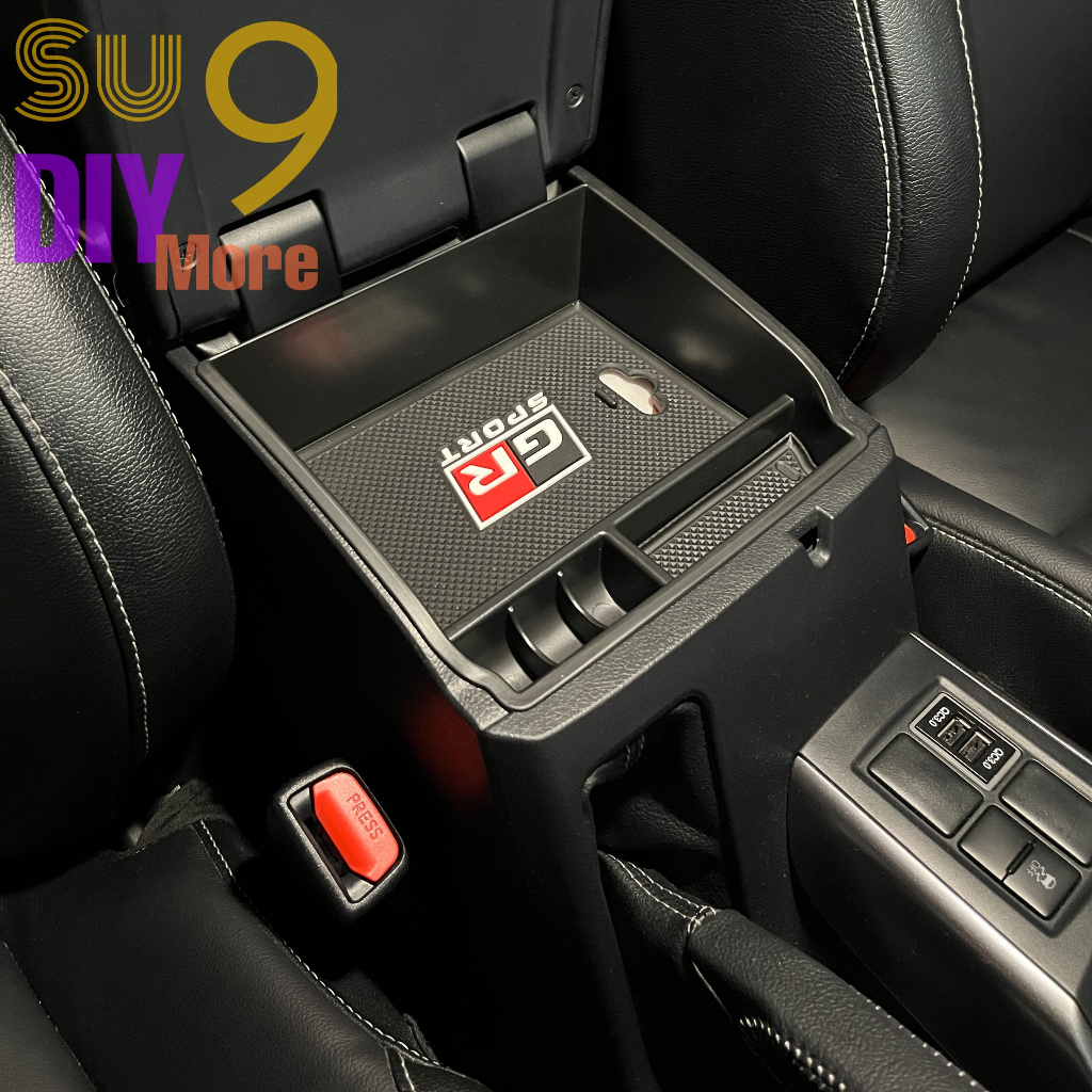 กล่องเก็บของคอนโซลกลางรถยนต์สำหรับ TOYOTA New Fortuner,Leader,Legender,Revo ปี 2016-2025 วัสดุABSคุณ