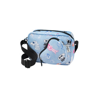 Cath Kidston Foldaway Heart Cross Body Glamorous Dogs Blue