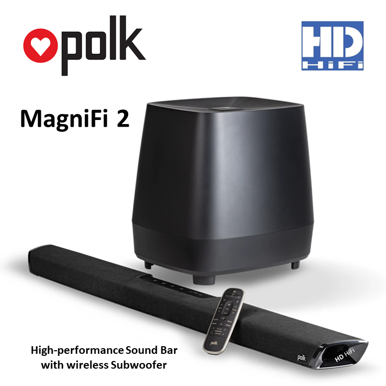 Polk MagniFi 2 SoundBar with wireless Subwoofer