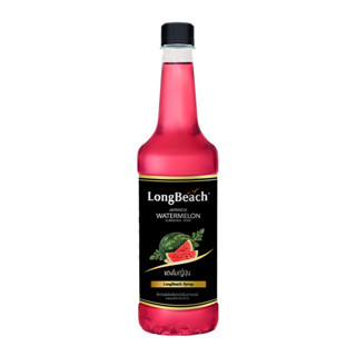 LongBeach Japanese Watermelon Syrup ลองบีชไซรัปแตงโมญี่ปุ่น 740 ml.