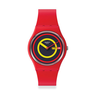 Swatch นาฬิกาผู้หญิง SWATCH CONCENTRIC RED รุ่น SO28R702