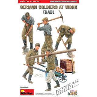 MINIART 35408 GERMAN SOLDIERS AT WORK (RAD) SPECIAL EDITION [1/35]