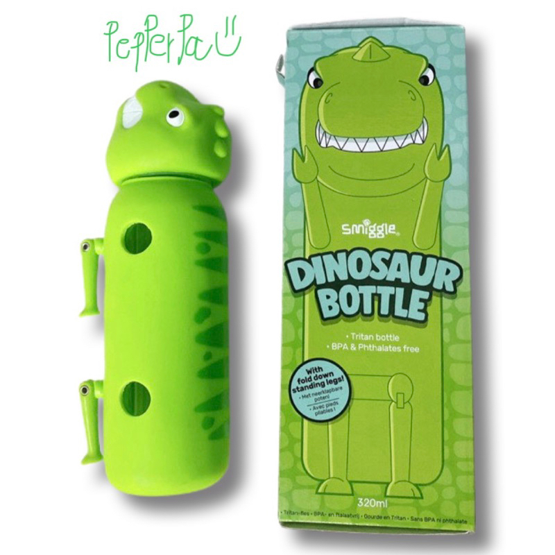 ขวดน้ำ Smiggle Character Dinosaur Drink Bottle 320ml - Green แท้💯%