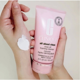 พร้อมส่ง Clinique All About Clean Rinse-Off Foaming Cleanser 150ml.