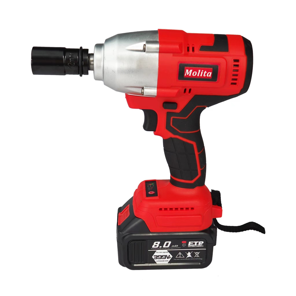 MOLITA บล็อกแบต บล็อกไฟฟ้า 399V แบต 2ก้อน รุ่น 600 นิวตัน ล็อกแบตเตอรี่ บล็อกไร้สาย แบตเตอรี่ สำหรับงานหนักมาก ชุดเครื่อ - รูปที่ 2