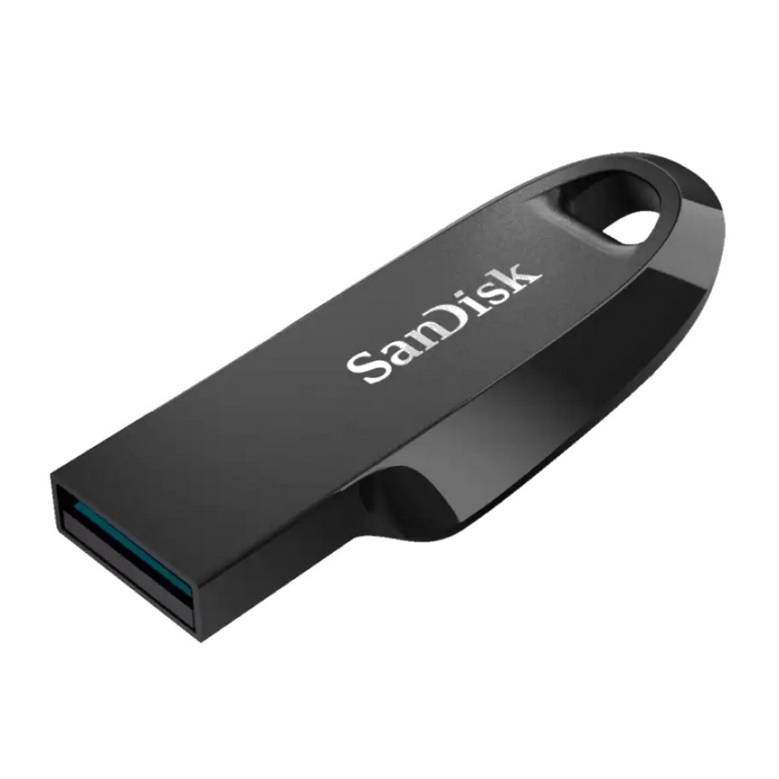 SanDisk Ultra Curve USB 3.2 Gen 1 Flash Drive, CZ550 USB3.0, compact design, 5Y