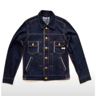 GRJ006 แจ็คเก็ตยีนส์  ริมแดง Denim Selvedge Jacket 4POCKETS เสื้อ (Gasoline &amp; Garage) ปั๊มน้ำมันแก๊สโซลีน (JACKET)