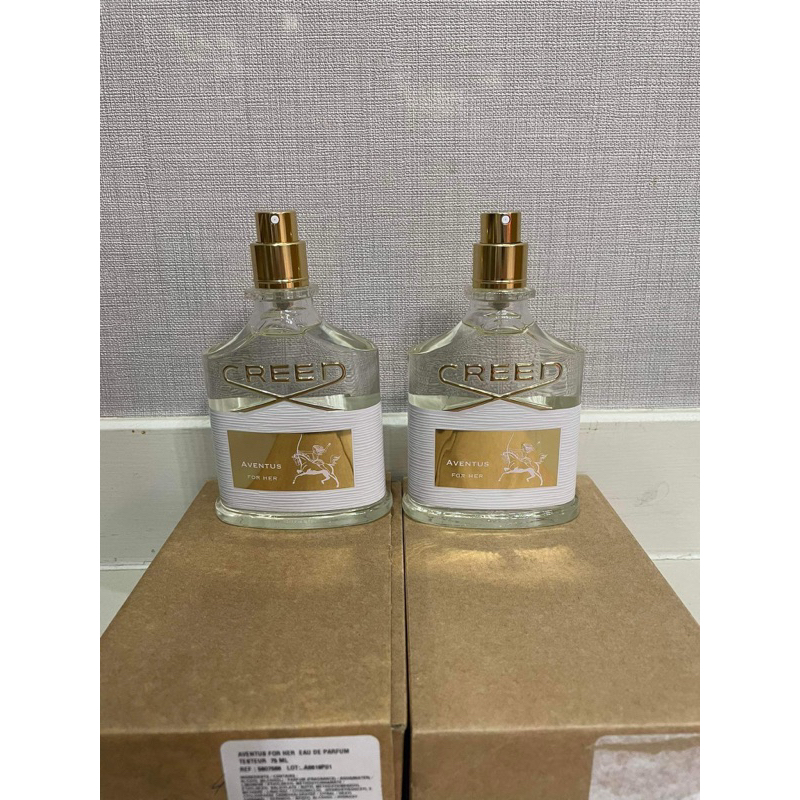 [น้ำหอมแท้ 💯] Creed Aventus for her 75ml กล่อง TESTER (ไม่มีฝา)
