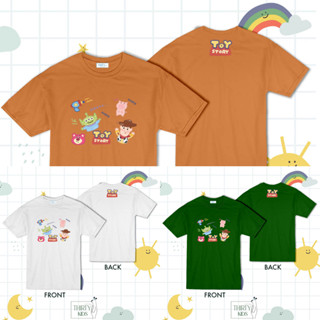 เสื้อยืดเด็กลาย Toy story cute (ผ้าCotton+Poly ผ้านุ่ม ถนอมผิวใส่สบาย )