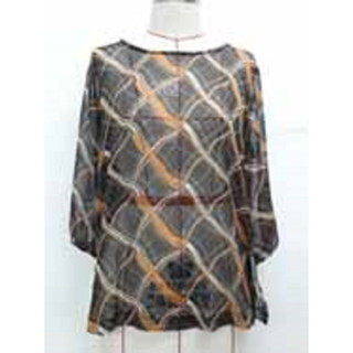 Guy Laroche เสื้อผู้หญิง Blouse แขนสั้น ลายกราฟิก (GV7ABL)