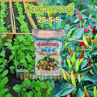 ปุ๋ยเกล็ด 25-5-5 ทุ่งเศรษฐี 1 กิโลกรัม