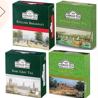 ชา Ahmad London Tea ขนาด 100 ซอง มี 4 สูตรให้เลือก