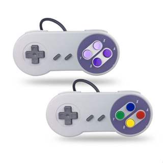 HUAQOO 1ชิ้นสายSuper USB Controller Gamepadจอยสติ๊กคลาสสิกJoypadสำหรับNintendo SNES Windows PC MACคอมพิวเตอร์