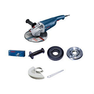 BOSCH เครื่องเจียรไฟฟ้า ขนาด 7 นิ้ว 2,200 วัตต์ รุ่น GWS2200-180 สีน้ำเงิน ของแท้พร้อมส่งโดยตัวแทนจำหน่าย