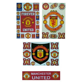 สติ๊กเกอร์แต่งรถ ทีมฟุตบอล MANCHESTER UNITED #สติ๊กเกอร์ติดหน้ารถ #MANCHESTER UNITED #สติ๊กเกอร์บังแดด มีให้เลือก 4 แบบ