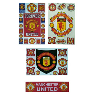 สติ๊กเกอร์แต่งรถ ทีมฟุตบอล MANCHESTER UNITED #สติ๊กเกอร์ติดหน้ารถ #MANCHESTER UNITED #สติ๊กเกอร์บังแดด มีให้เลือก 4 แบบ