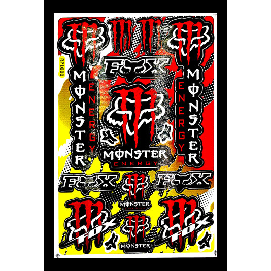 สติกเกอร์ เล็บปีศาจ หมาจิ้งจอกสีส้ม สติกเกอร์แต่งรถ สำหรับรถมอเตอร์ไซค์ ติดรถยนต์ ติดข้างรถ ติดหมวกกันน็อค ติดโช๊ค โลโก้ - รูปที่ 3