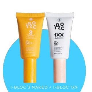 VIKKASKINCARE IBloc  1X ,  IBloc Naked 3 สูตร ไฮบริด บีบี  SPF50+ PA++++ กันแดดด 30 กรัม ครีมกันแดด