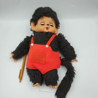 ตุ๊กตา Monchhichi Vintage งานน่าสะสม ขนาดประมาณ 11 นิ้ว ตากระพริบ ของแท้ จากญี่ปุ่น