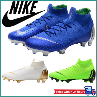 【บางกอกสปอต】Nike NIKE Mercurial Superfly VI 360 รองเท้าฟุตบอล มีหนามแหลมแฟชั่นแบบสบาย Soccer shoes