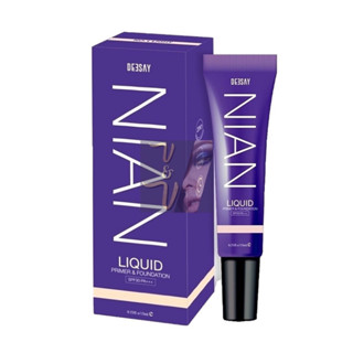 (15g.) Deesay Nian Liquid Primer &amp; Foundation Spf30 ดีเซ่ย์ เนียน ลิขวิด ไพรเมอร์ แอนด์ ฟาวเดชั่น