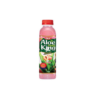 OKF Aloe Vera King Peach Aloe Drink