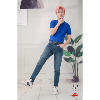 TBY JEANS เดฟยีนส์ยืดสีสนิม ที่หนุ่มๆมาดเซอร์ไม่ควรพลาด TY1559