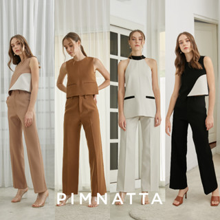 Pimnatta Eric Pant (สินค้าพร้อมส่ง🛒) กางเกงขายาวทรงกระบอกตรง