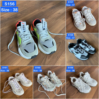 รองเท้าผ้าใบ รองเท้าแบรนด์  FlLA , PUMA,adidas งานมือสองคัดเกรด รหัส S156-S185