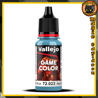 Electric Blue 18ml. New Vallejo Game Color สีอะคริลิคสูตรน้ำ