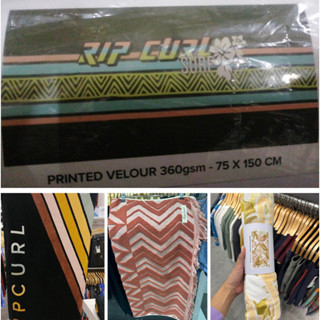 [ลิขสิทธิ์แท้]ป้าย1,895 ผ้าขนหนู RIPCURL ผ้าปูชายหาด ผ้าเช็ดตัว ผืนใหญ่ Rip Curl Beach