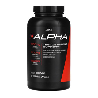 Jym Alpha Testosterone Support 180 แคปซูล สกัดธรรมชาติ มวลกล้ามเนื้อ บูสต์เทสโตสเตอโรน พละกำลัง