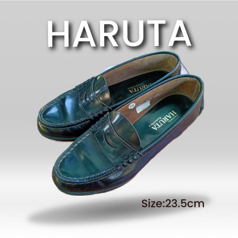 รองเท้าหนังHarutaแท้ออกช็อป(มือสอง)#ST02