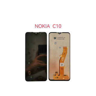 จอ+ทัชสกรีน  LCD Display  nokia c10 แถม  ฟิล์มกระจก+ชุดไขควง+กาว