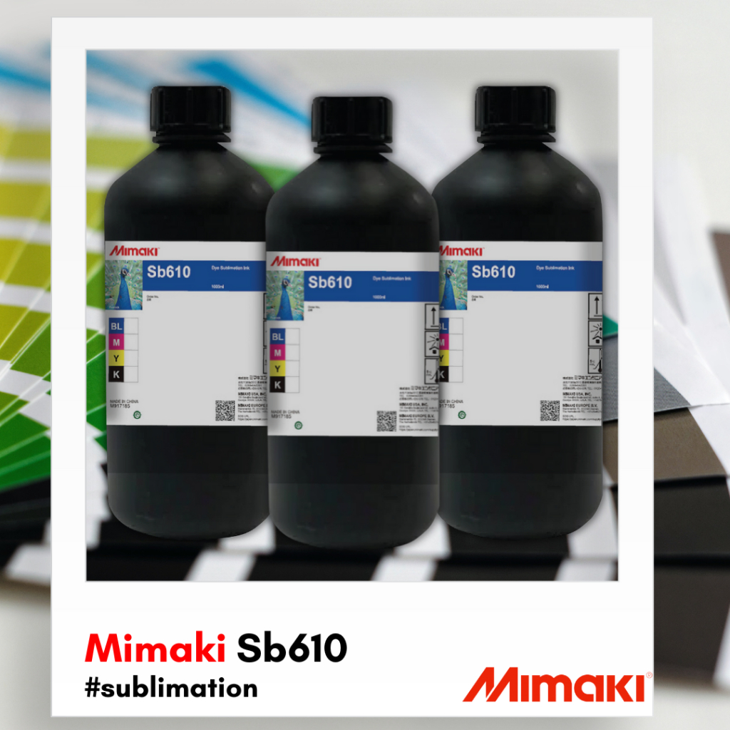 หมึกพิมพ์ซับลิเมชั่น แบรนด์mimaki sb610 ของแท้จากแบรนด์มิมากิ (หมึก 1 ชุด)