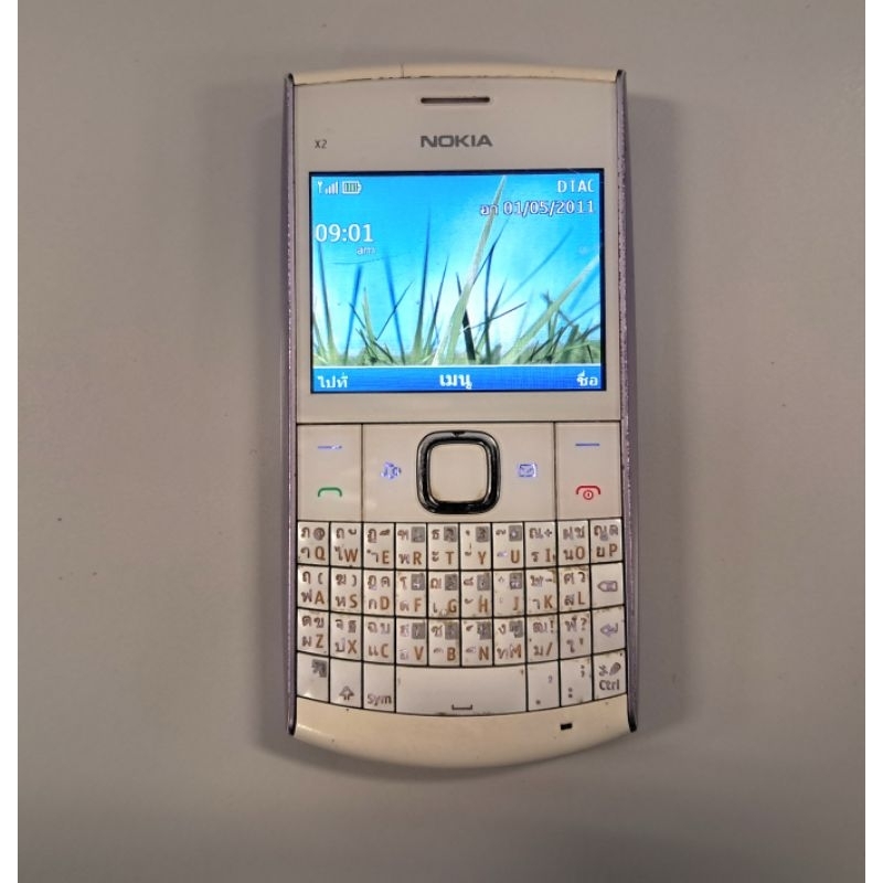 Nokia X2 สีขาวม่วง ปุ่มกด ใช้สำรอง เครื่องแท้ ศูนย์ไทย