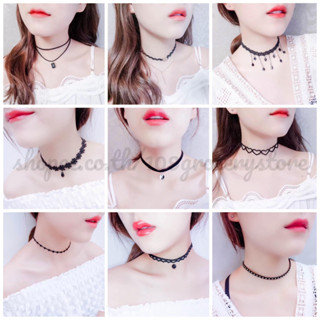 🔥Hot🔥Choker สร้อยโชคเกอร์ สร้อยติดคอ สร้อยน่ารัก เครื่องประดับสำหรับผู้หญิง