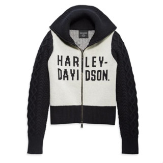 เสื้อไหมพรมแขนยาวผู้หญิงลิขสิทธิ์แท้จาก Harley Davidson 96423-23VW