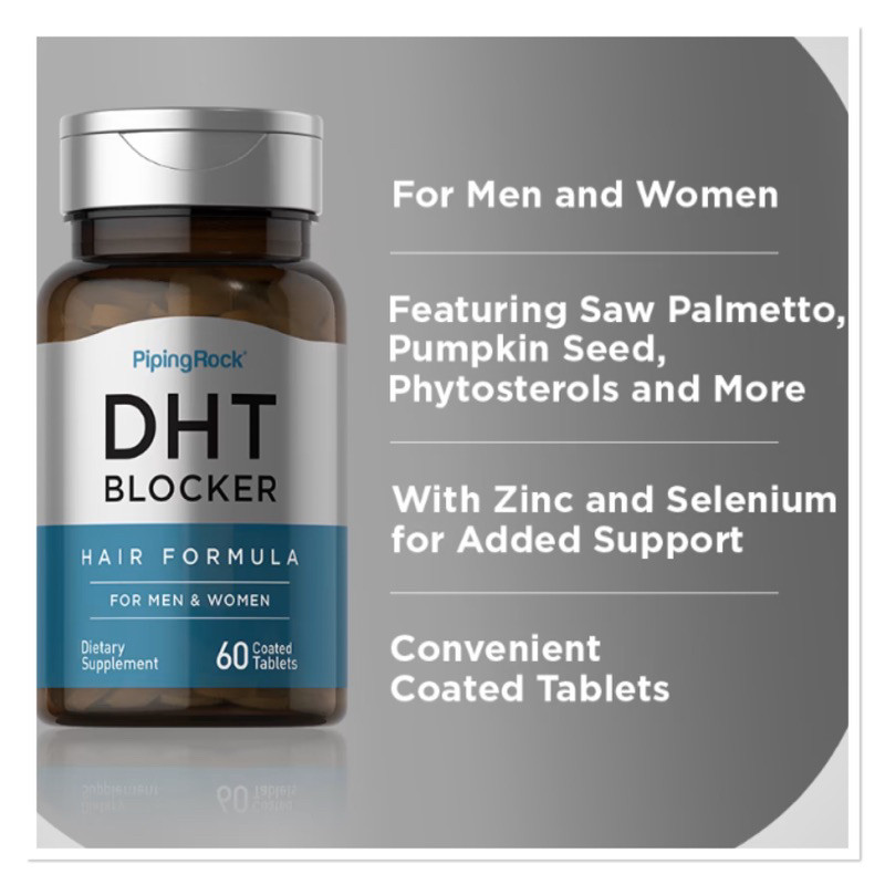 ✅DHT BLOCKER 🌸HAIR FORMULA FOR MEN & WOMEN 🌸‼️60 เม็ด‼️
