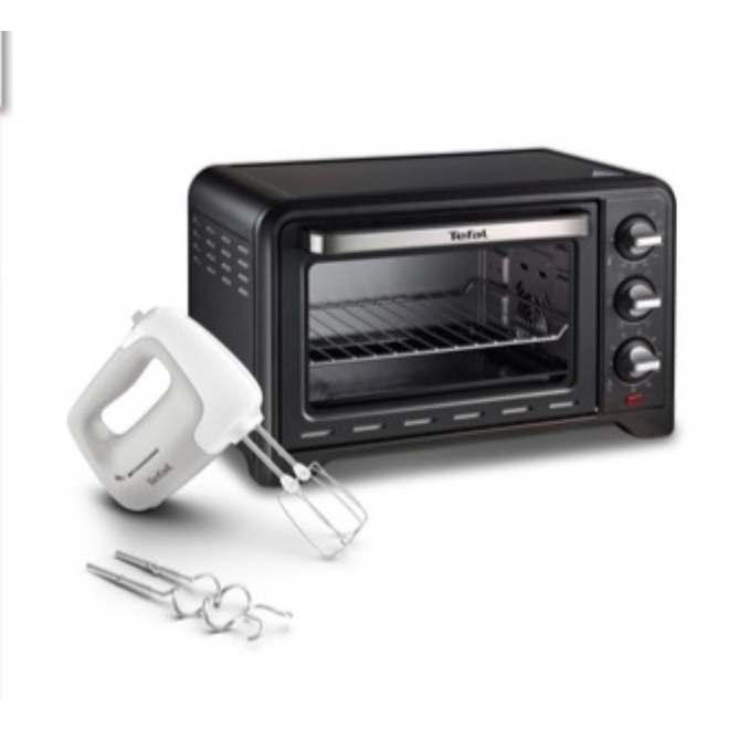 TEFAL NY21-S05 LETS BAKE SET รุ่น OF4448TH เตาอบ 19 ลิตร + รุ่น HT450B3เครื่องผสมอาหาร