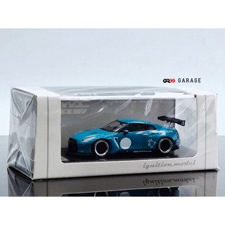 PANDEM R35 GT-R Turquoise Blue 1:64 (IG MODEL)