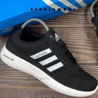 รองเท้า Adidas running black/white🍀💣🍄 สีดำ สินค้าพร้อมกล่อง