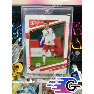 การ์ดนักฟุตบอล  2021-22 Panini Donruss Soccer Road To Qatar Base Card piotr zielinski