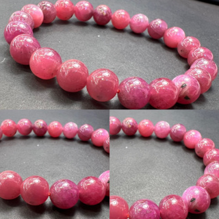 Star Ruby Bracelet ทับทิมเกรดพรีเมียม ขนาด 8.2-8.7mm