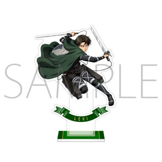 11.5cm★ Attack on Titan Acrylic Stand Levi MAPPA SHOWCASE ver. ผ่าพิภพไททัน แสตนรีไวล์