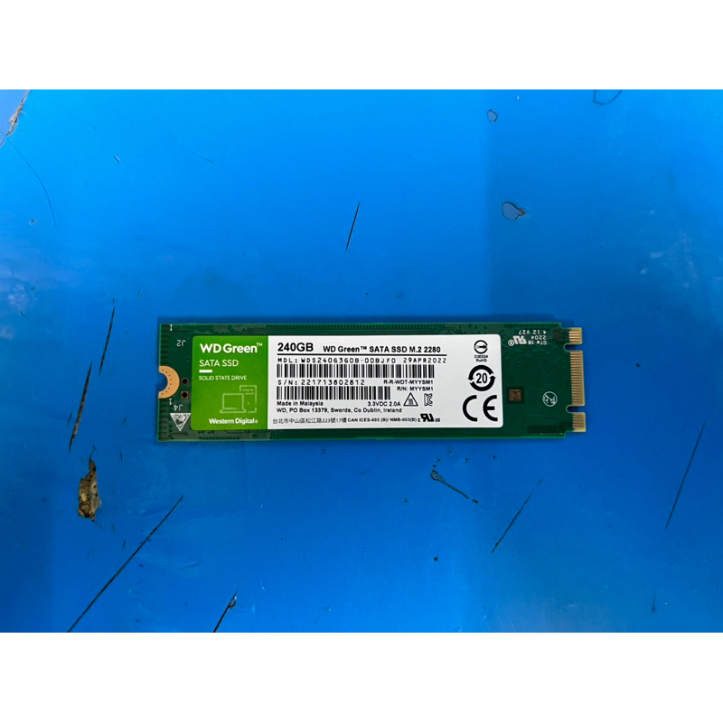 ขาย SSD M.2 SATA 240GB WD GREEN
