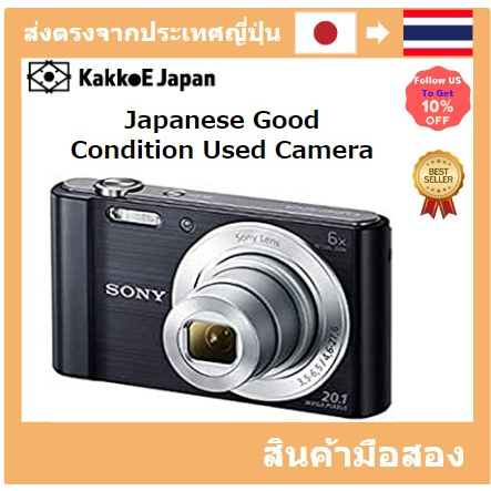 【ญี่ปุ่น กล้องมือสอง】[Japan Used Camera] Sony Sony Digital Camera Cyber-Shot W810 6x optical Black DSC-W810-B