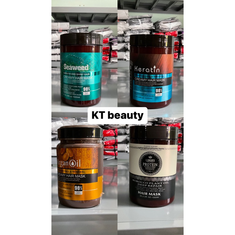พร้อมส่ง มาร์คผมเคราติน มาร์คเคราตินบำรุงผม 1kg