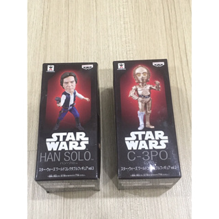 WCF Starwars สตาร์วอร์ส C-3PO และ Han Solo แกะกล่อง ไม่แกะซีลพลาสติก