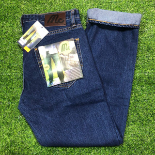 M-C jeans เป็นทรงขาเดฟ ผ้ายืด - ทรงขาเดฟผ้ายืดรัดรูป ใส่สบาย มี 3 สีให้เลือก สียีนส์ สีดำมิดไนท์ สีดำ Super Black